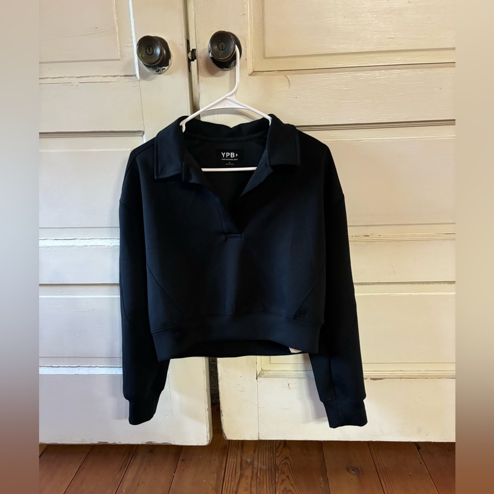 Abercrombie YPB neoKNIT polo sweatshirt